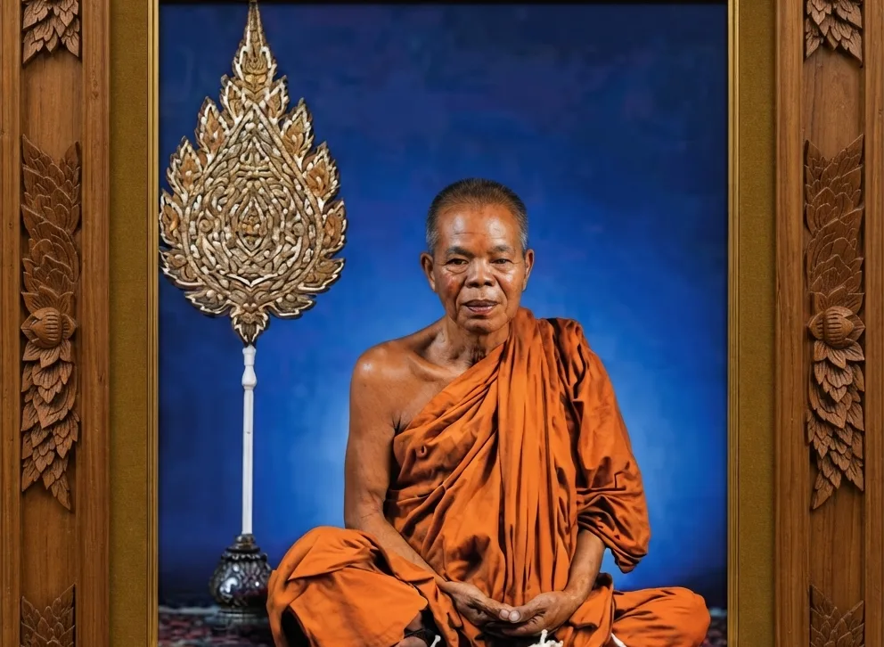 Luang Phor Koon Parisutto of Wat Ban Rai, renowned Thai monk famous for blessings and sacred amulets.